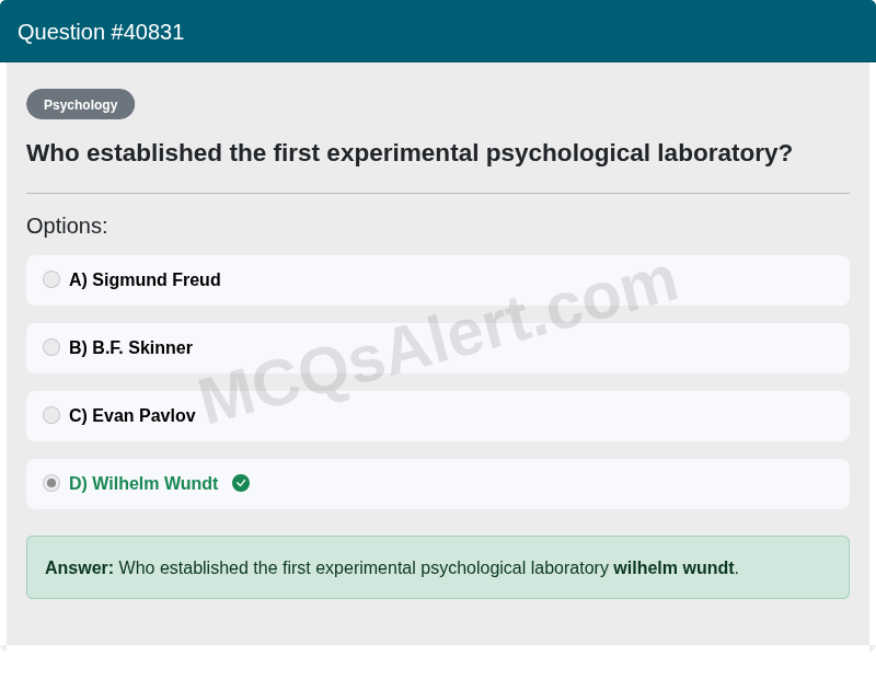 Question Screenshot