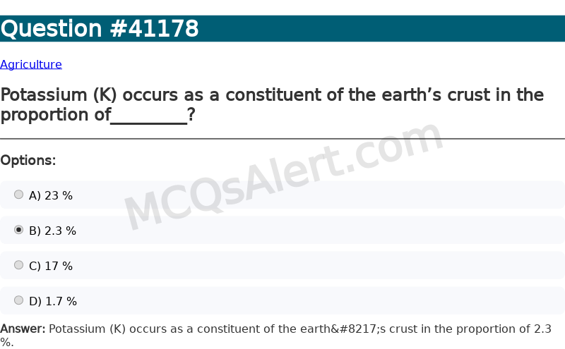 Question Screenshot