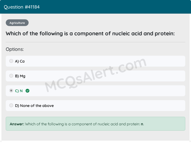 Question Screenshot