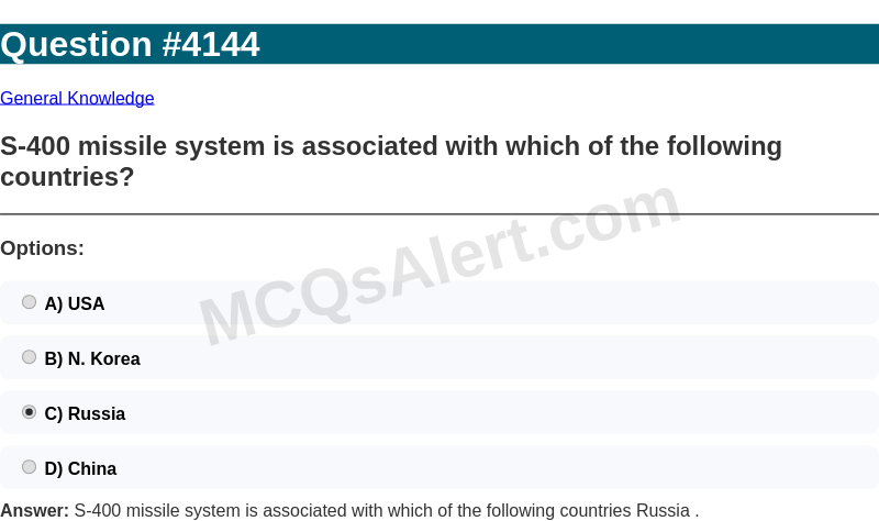 Question Screenshot