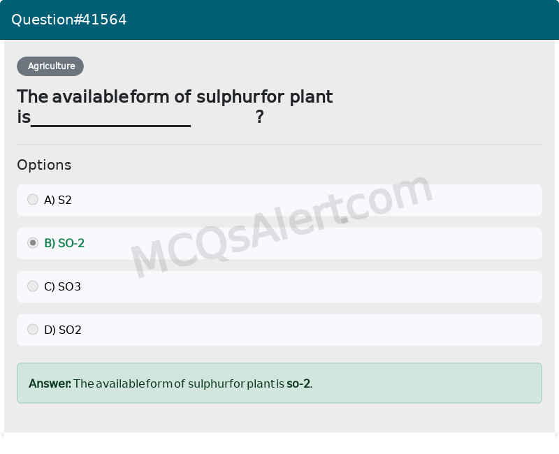 Question Screenshot