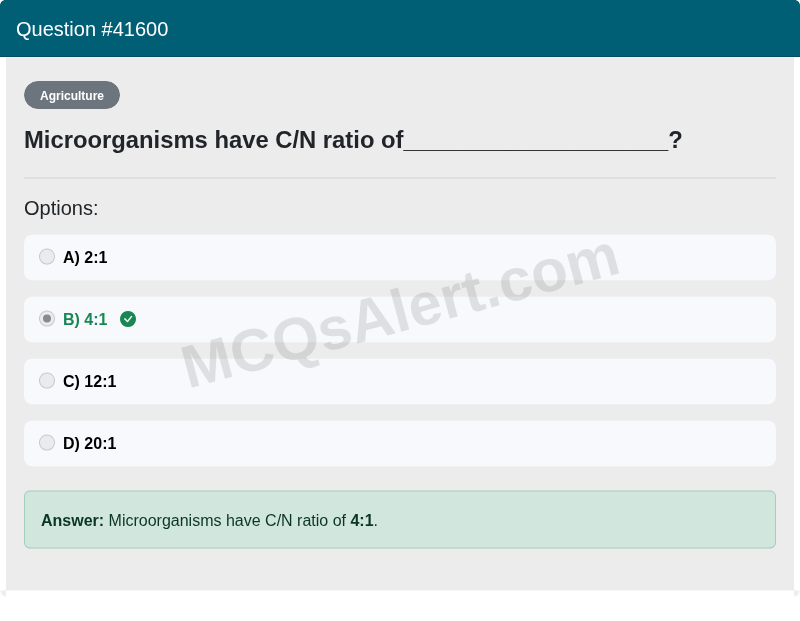 Question Screenshot