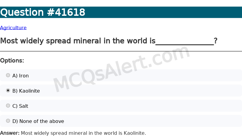 Question Screenshot