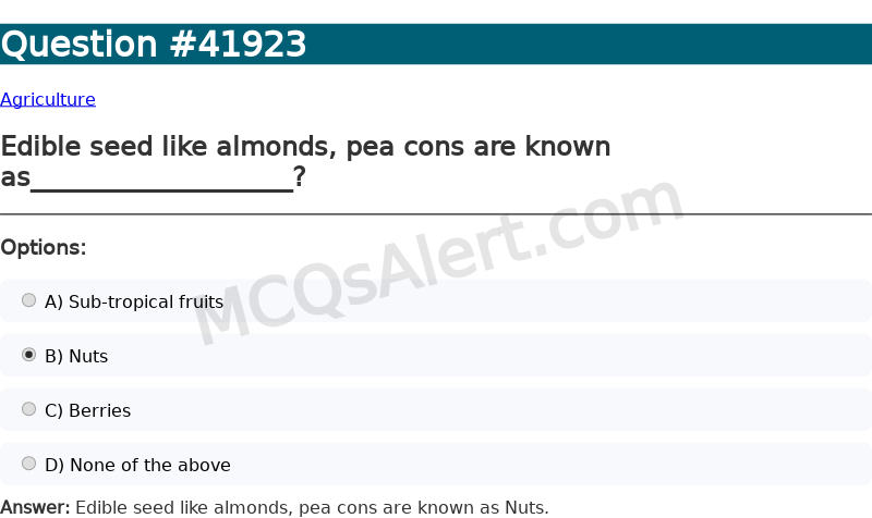 Question Screenshot