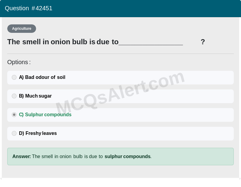 Question Screenshot