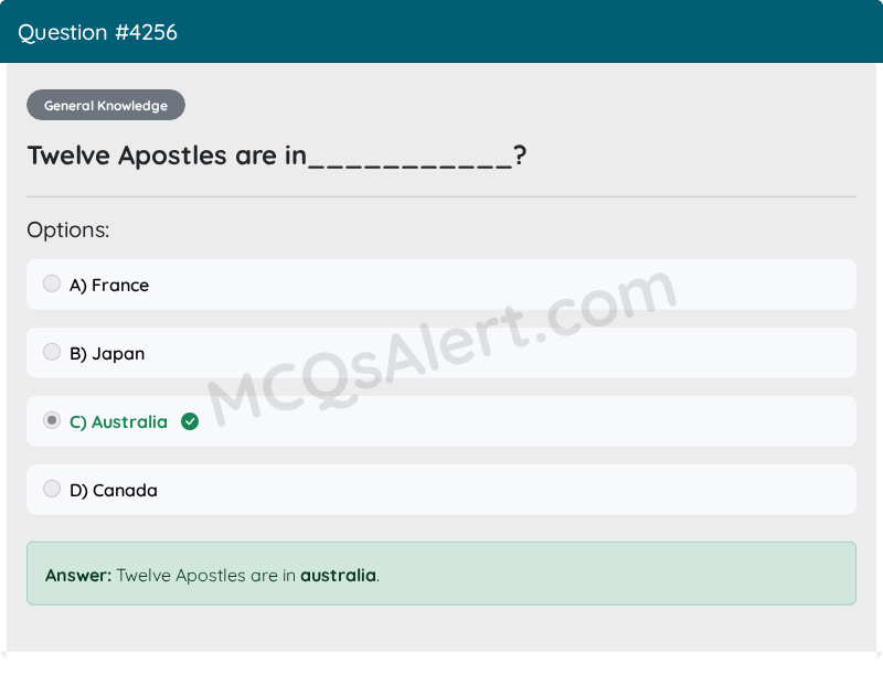 Question Screenshot