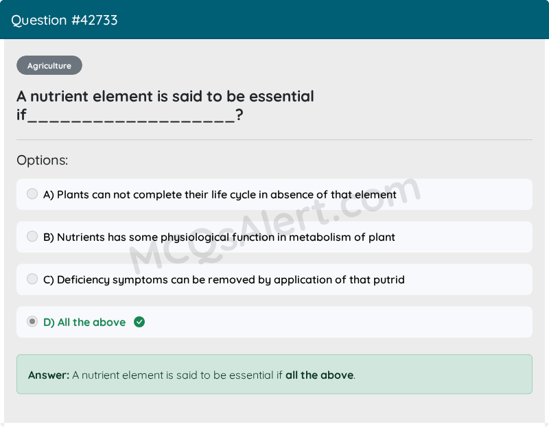 Question Screenshot