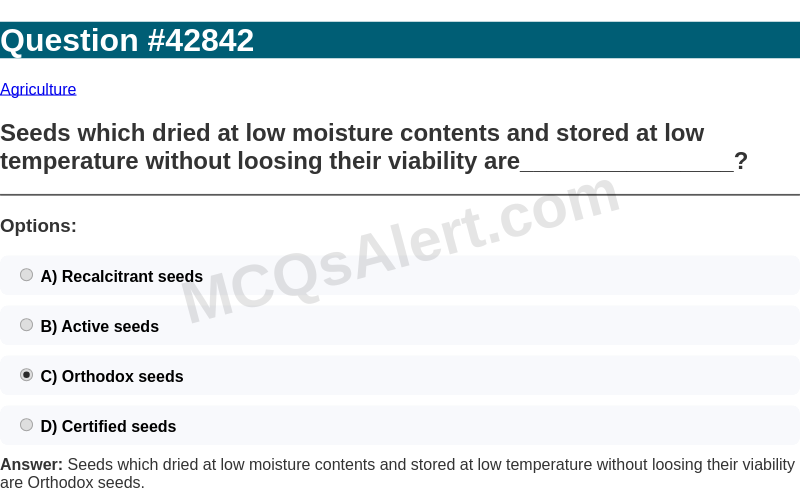 Question Screenshot