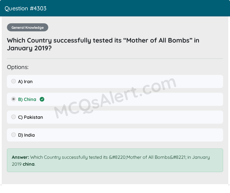 Question Screenshot