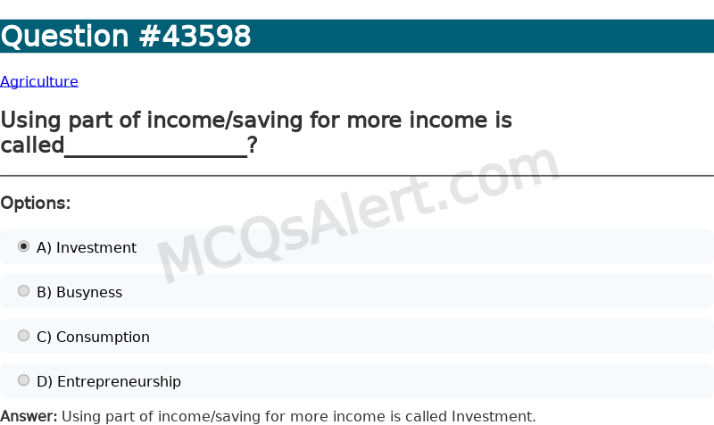 Question Screenshot