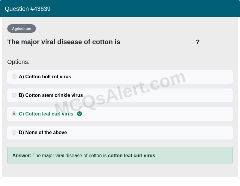 Question Screenshot