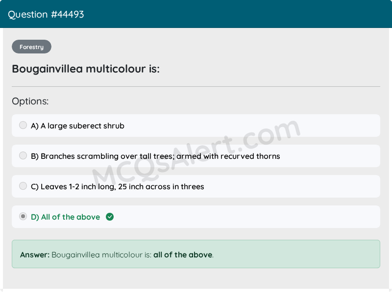 Question Screenshot