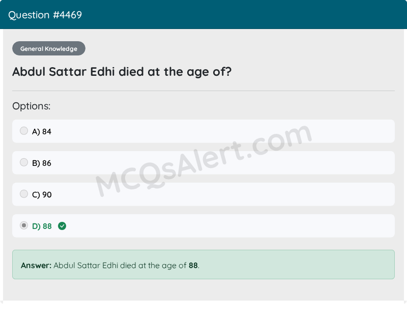 Question Screenshot