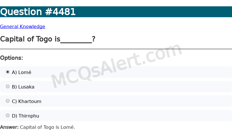 Question Screenshot
