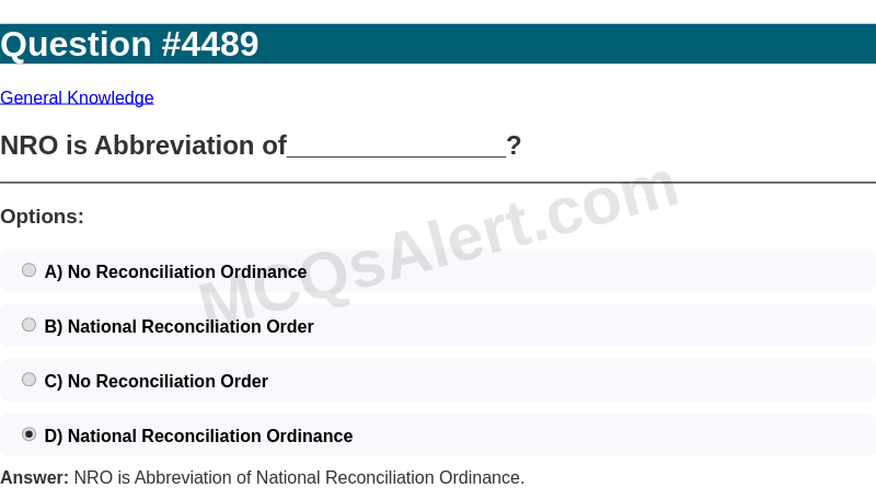 Question Screenshot