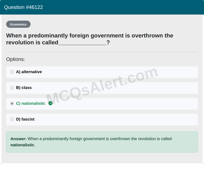 Question Screenshot