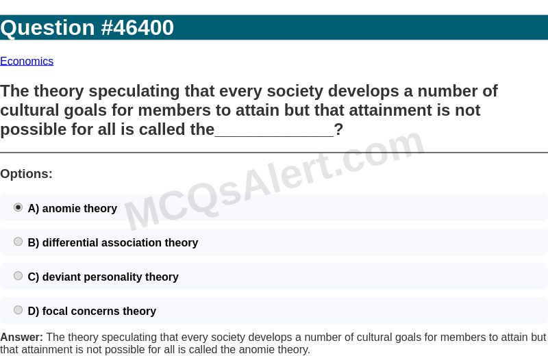 Question Screenshot