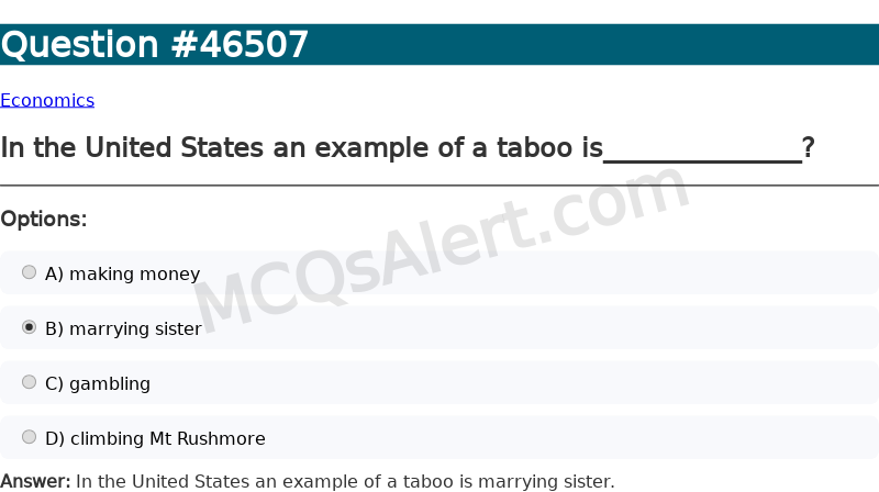 Question Screenshot