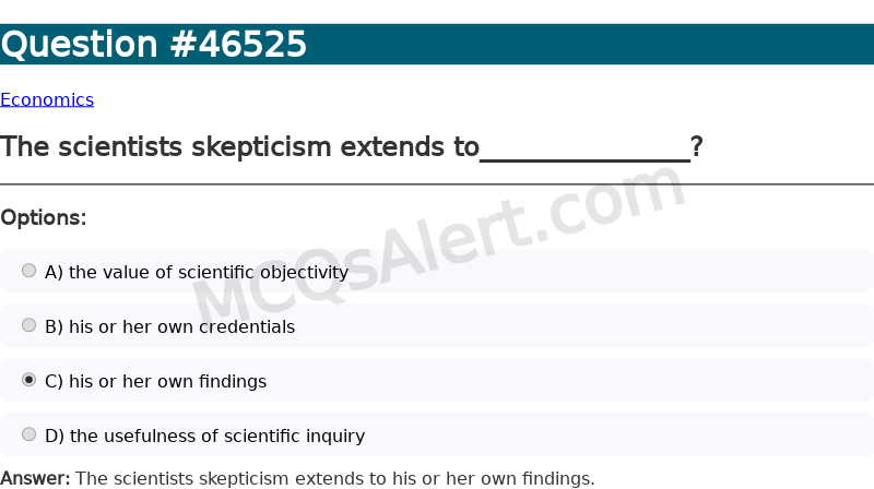 Question Screenshot