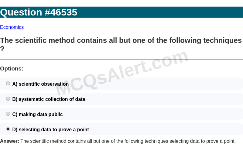 Question Screenshot