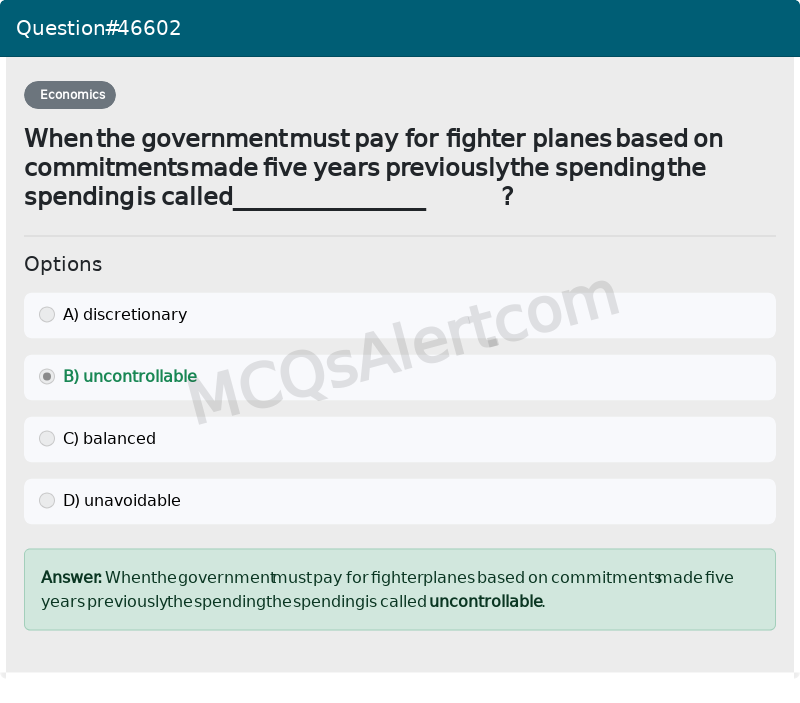 Question Screenshot