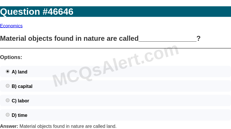 Question Screenshot