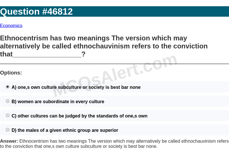 Question Screenshot