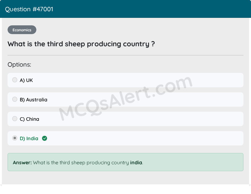 Question Screenshot