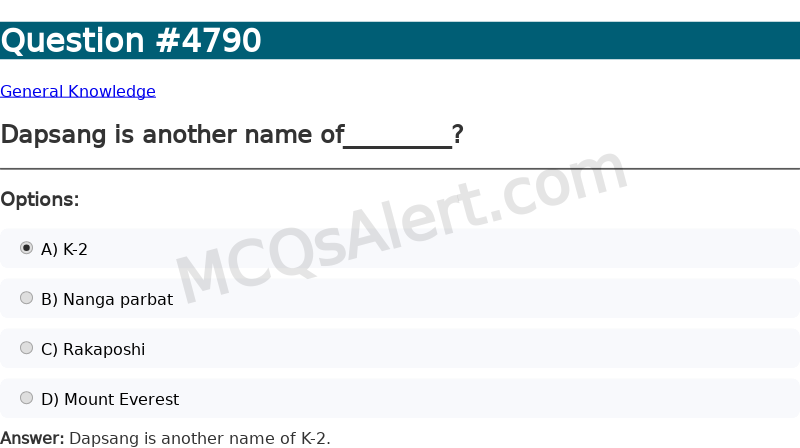Question Screenshot