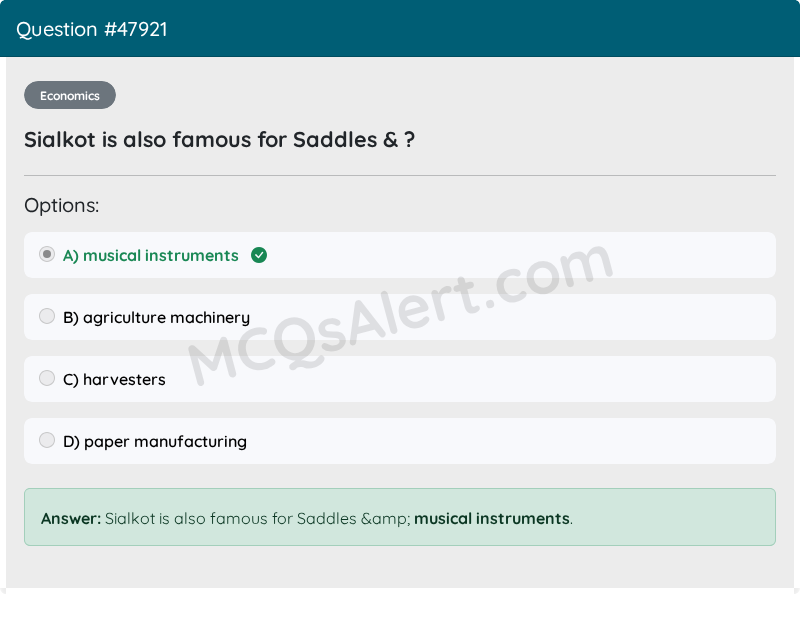 Question Screenshot
