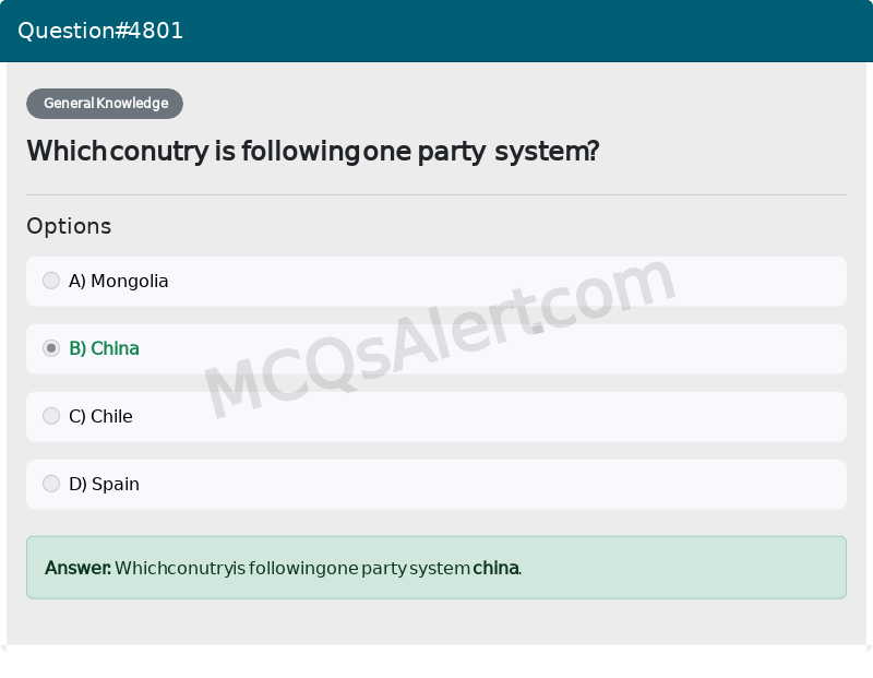 Question Screenshot