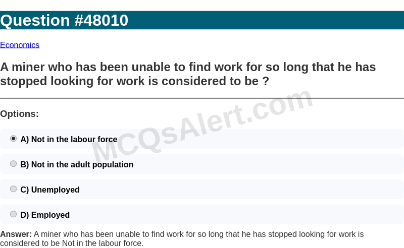 Question Screenshot