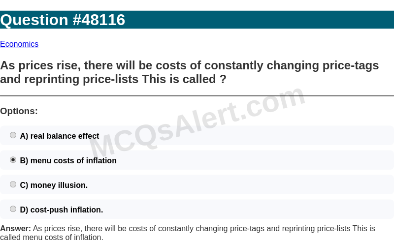Question Screenshot