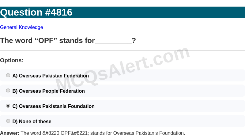 Question Screenshot