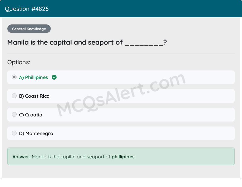 Question Screenshot