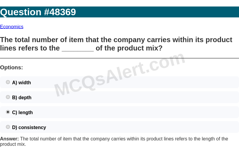 Question Screenshot