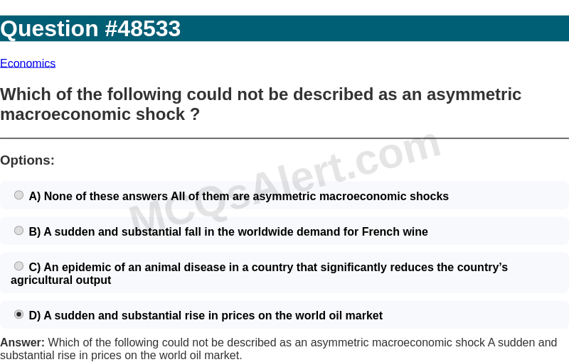 Question Screenshot
