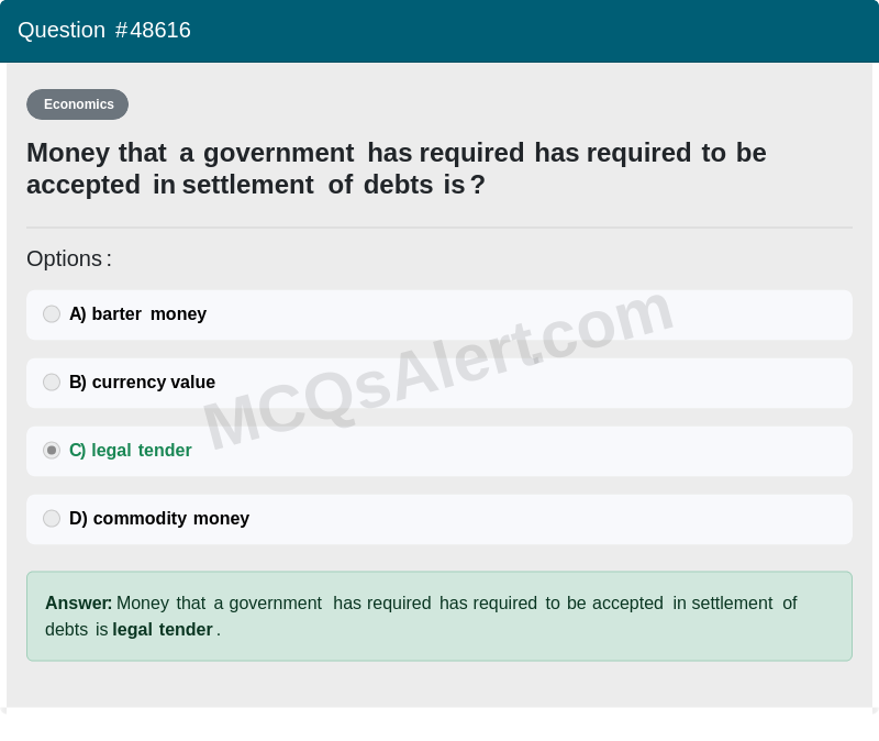 Question Screenshot