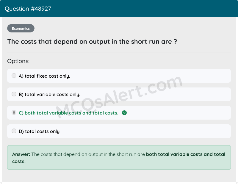 Question Screenshot