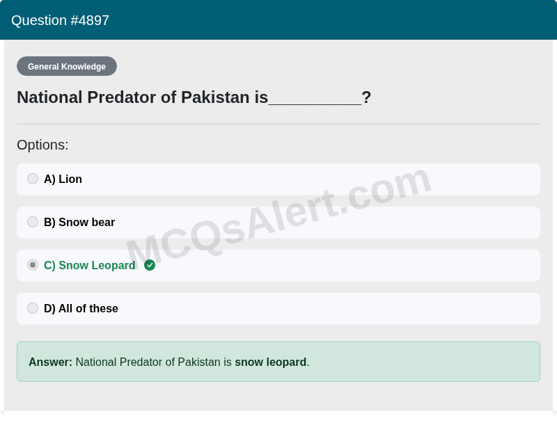 Question Screenshot