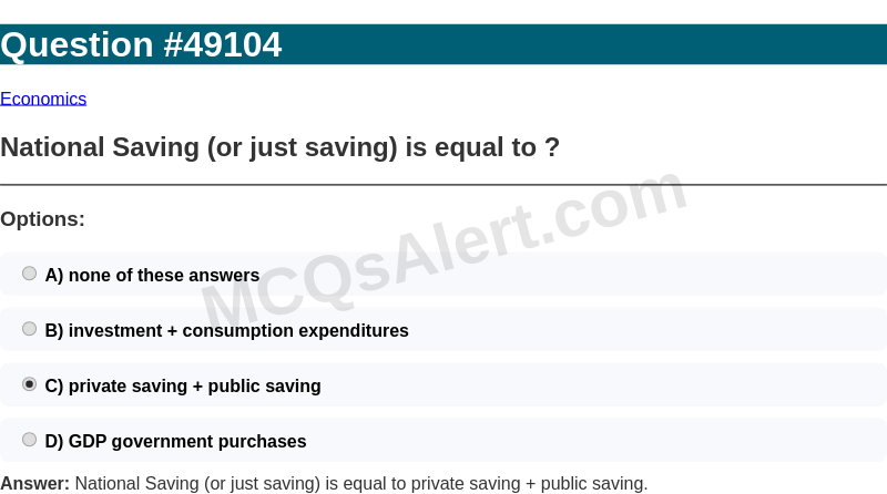 Question Screenshot