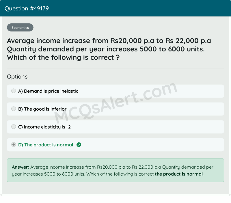 Question Screenshot