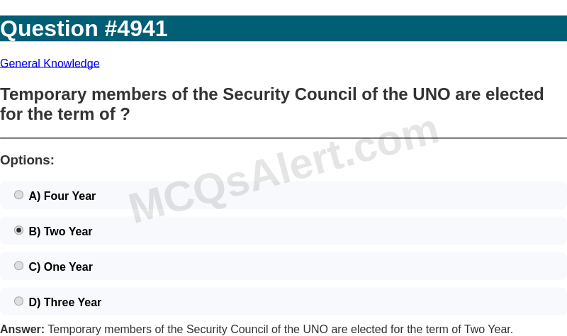 Question Screenshot
