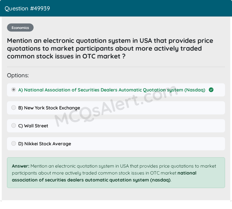 Question Screenshot