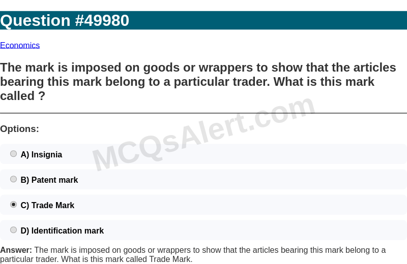 Question Screenshot