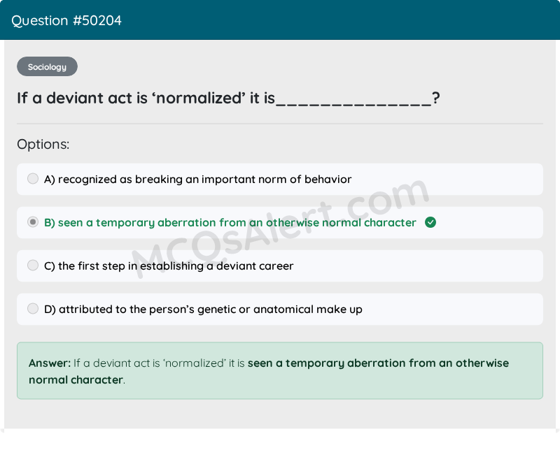 Question Screenshot