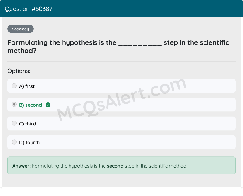 Question Screenshot