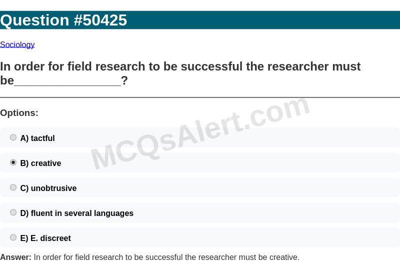 Question Screenshot