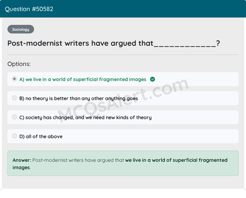 Question Screenshot