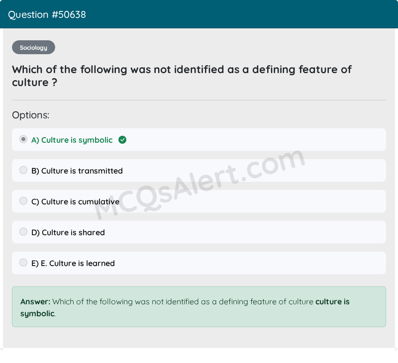 Question Screenshot